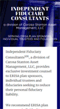 Mobile Screenshot of independentfiduciaryconsultants.com